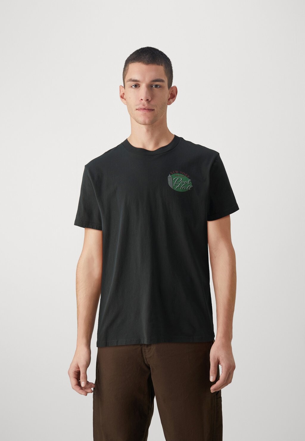 

Футболка с принтом AMERICAN DESTINATIONS Hollister Co., цвет phantom
