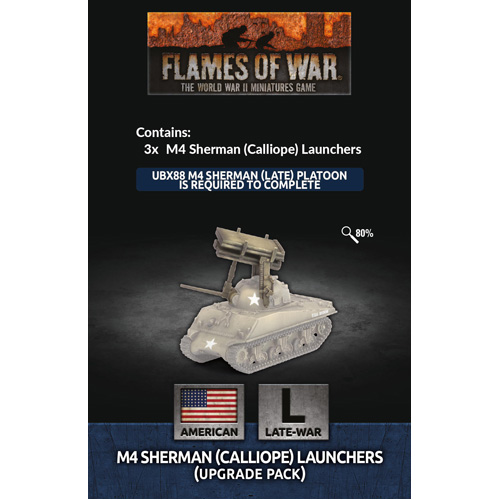 Фигурки Flames Of War: M4 Sherman Calliope Launchers (Upgrade Pack) cities skylines deluxe upgrade pack