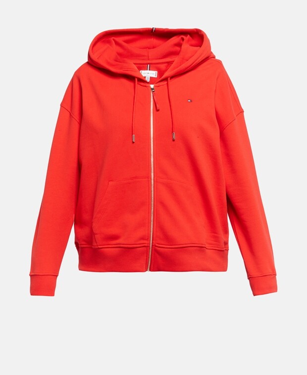 

Толстовка с капюшоном Tommy Hilfiger Curve, красный