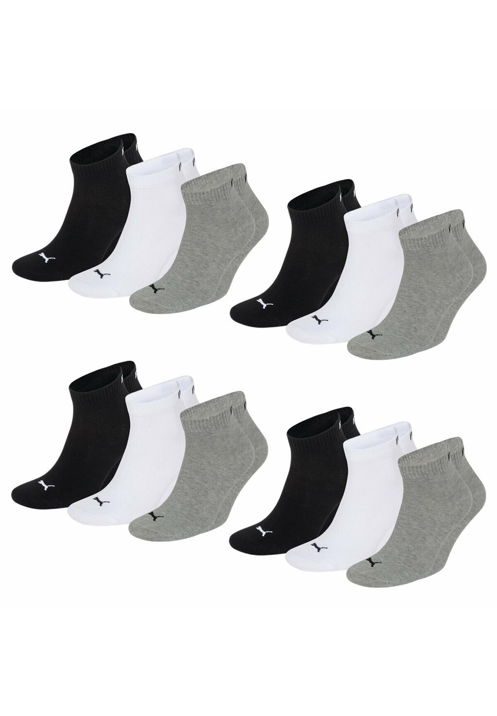 

Носки 12 PACK Puma, цвет schwarz /weiß /grau