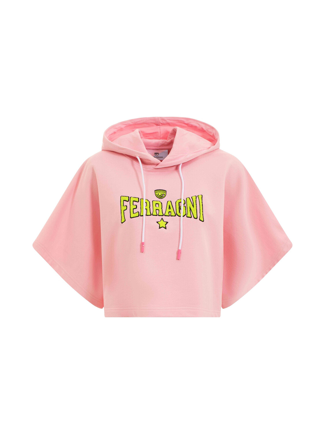

Chiara Ferragni толстовка-кимоно на кулиске, розовый