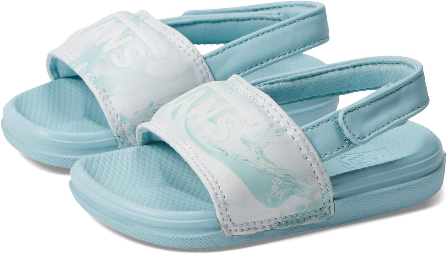 

Сандалии на плоской подошве La Costa Slide-On V Vans, цвет Marble Blue/White