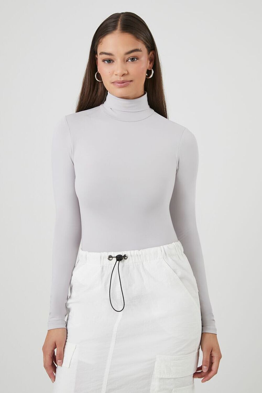 

Приталенное боди с воротником-стойкой Forever 21