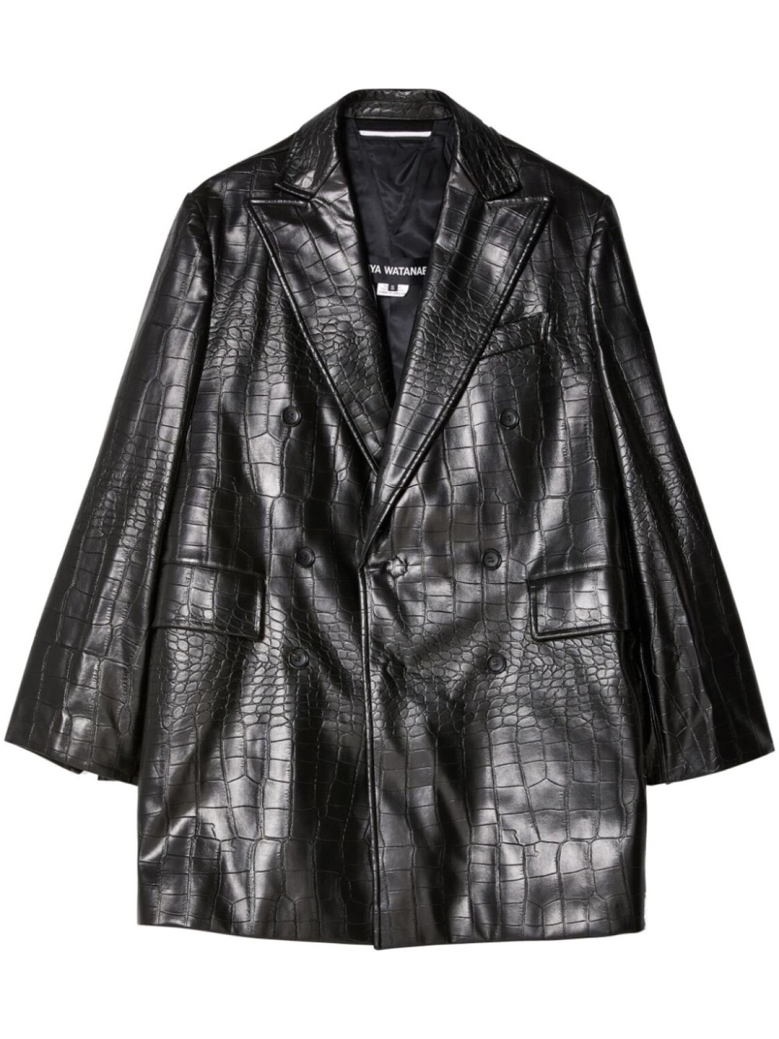 

Junya Watanabe однобортное пальто, черный