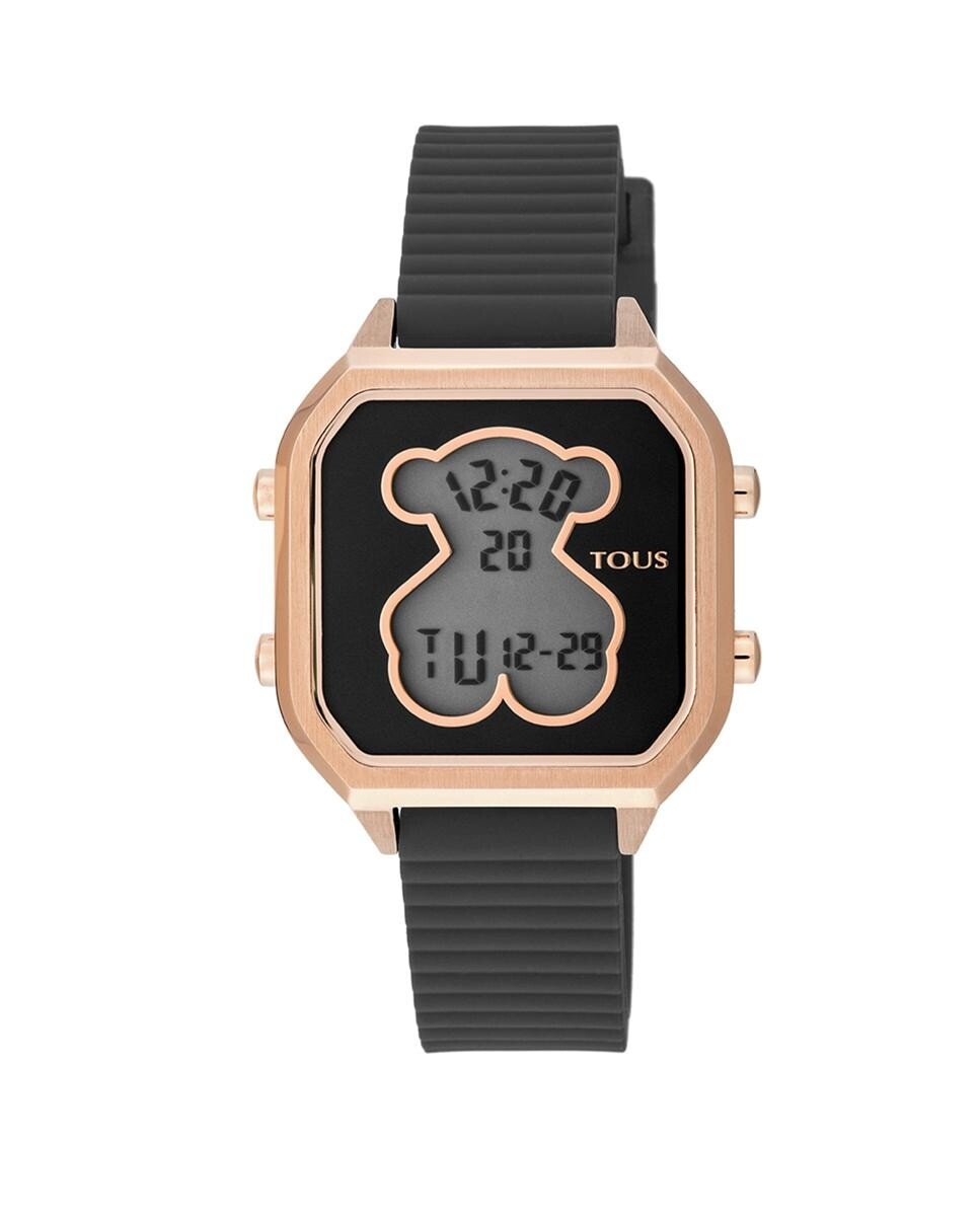 

Черные цифровые женские часы D-Bear Tous, черный