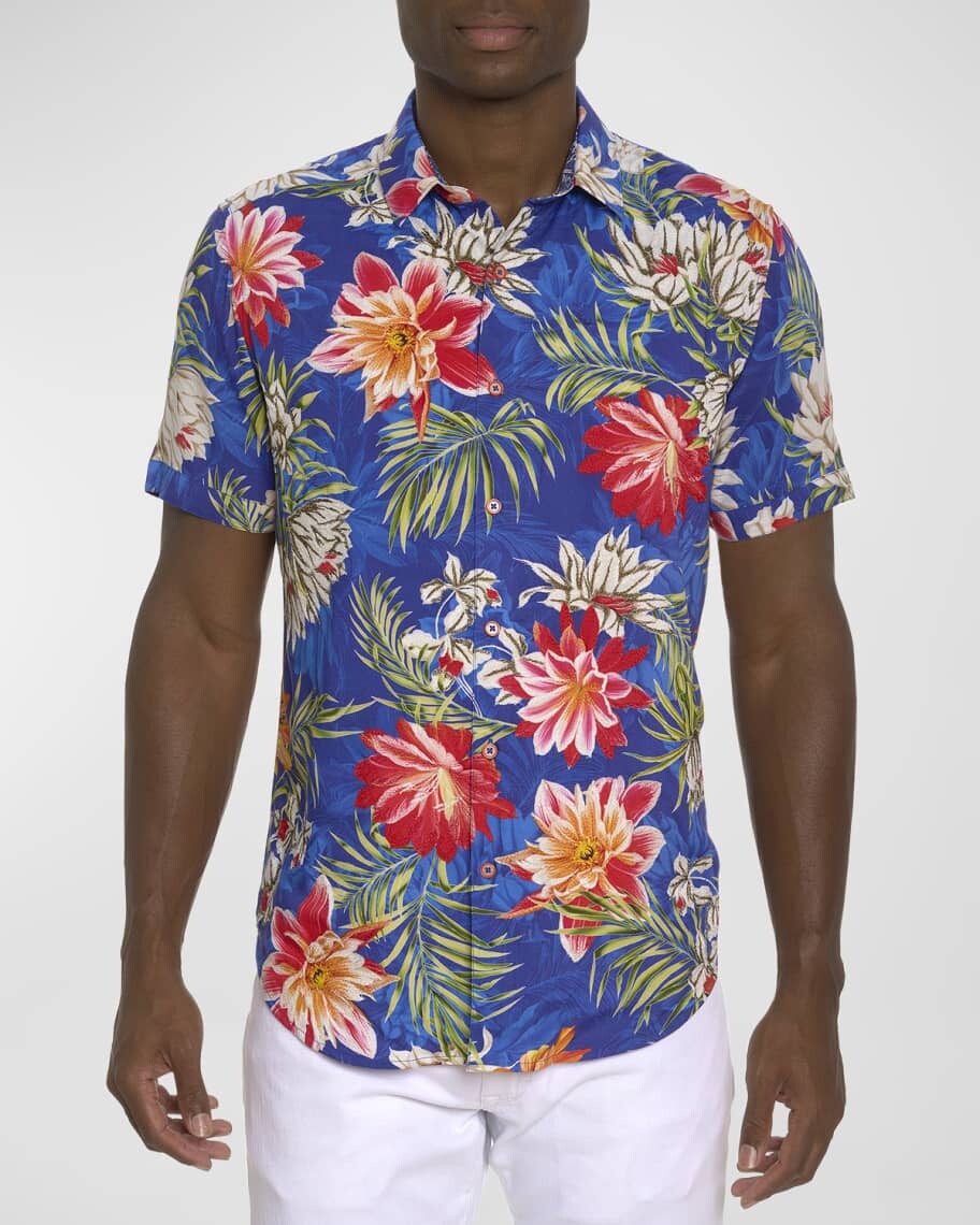 

Мужская рубашка с коротким рукавом The Mercer Robert Graham
