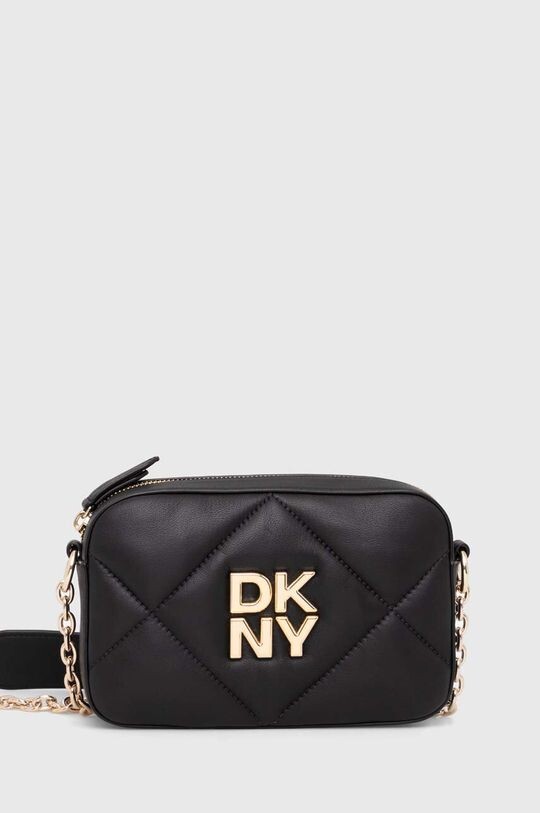 

Кожаная сумочка DKNY, черный