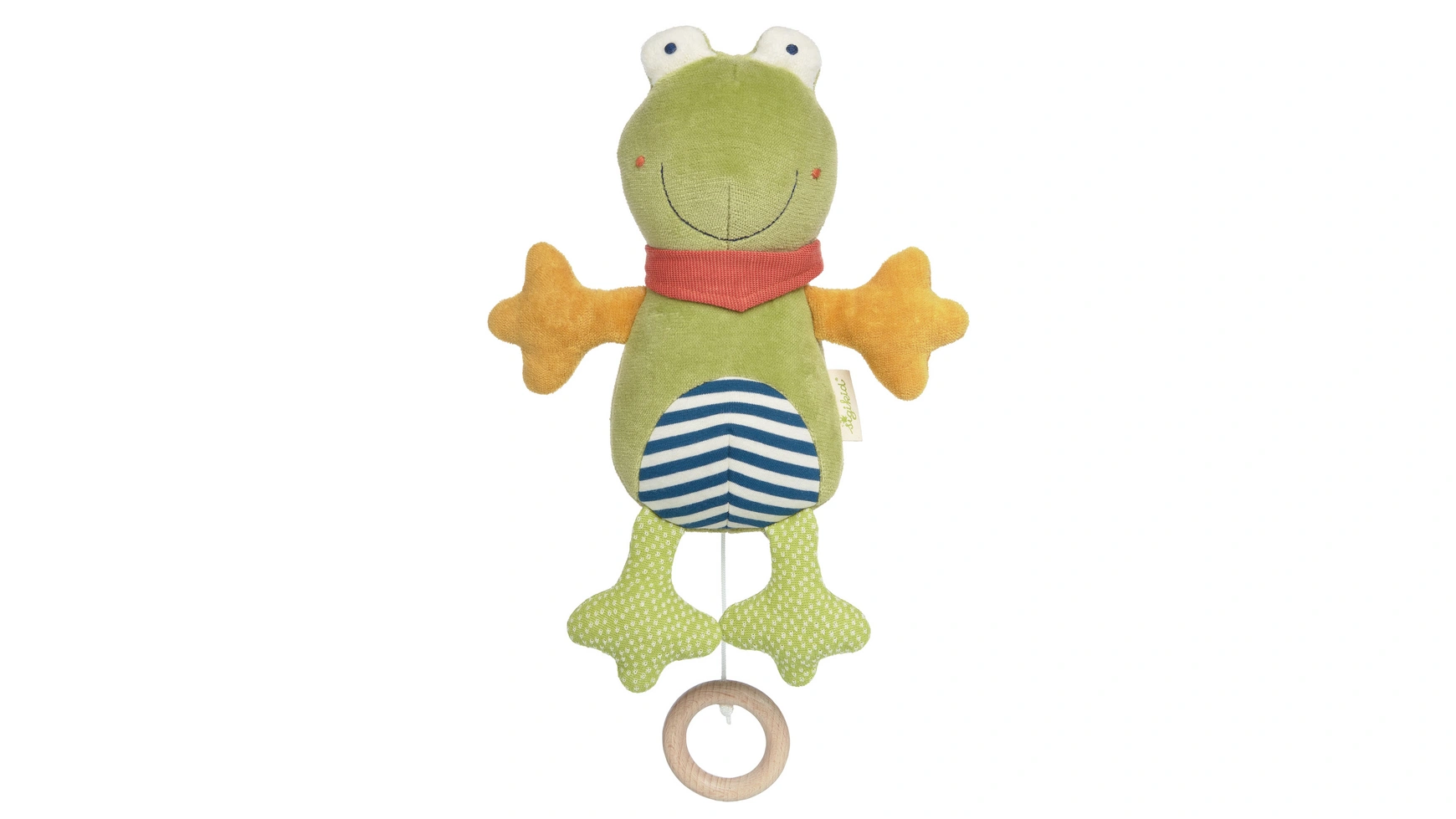 Детская музыкальная шкатулка-лягушка, green collection Sigikid сумка лягушка милая зеленый
