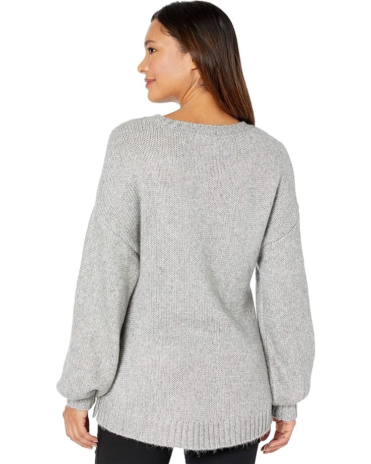 Свитер NYDJ Poet Sleeve Sweater, цвет Heather Grey