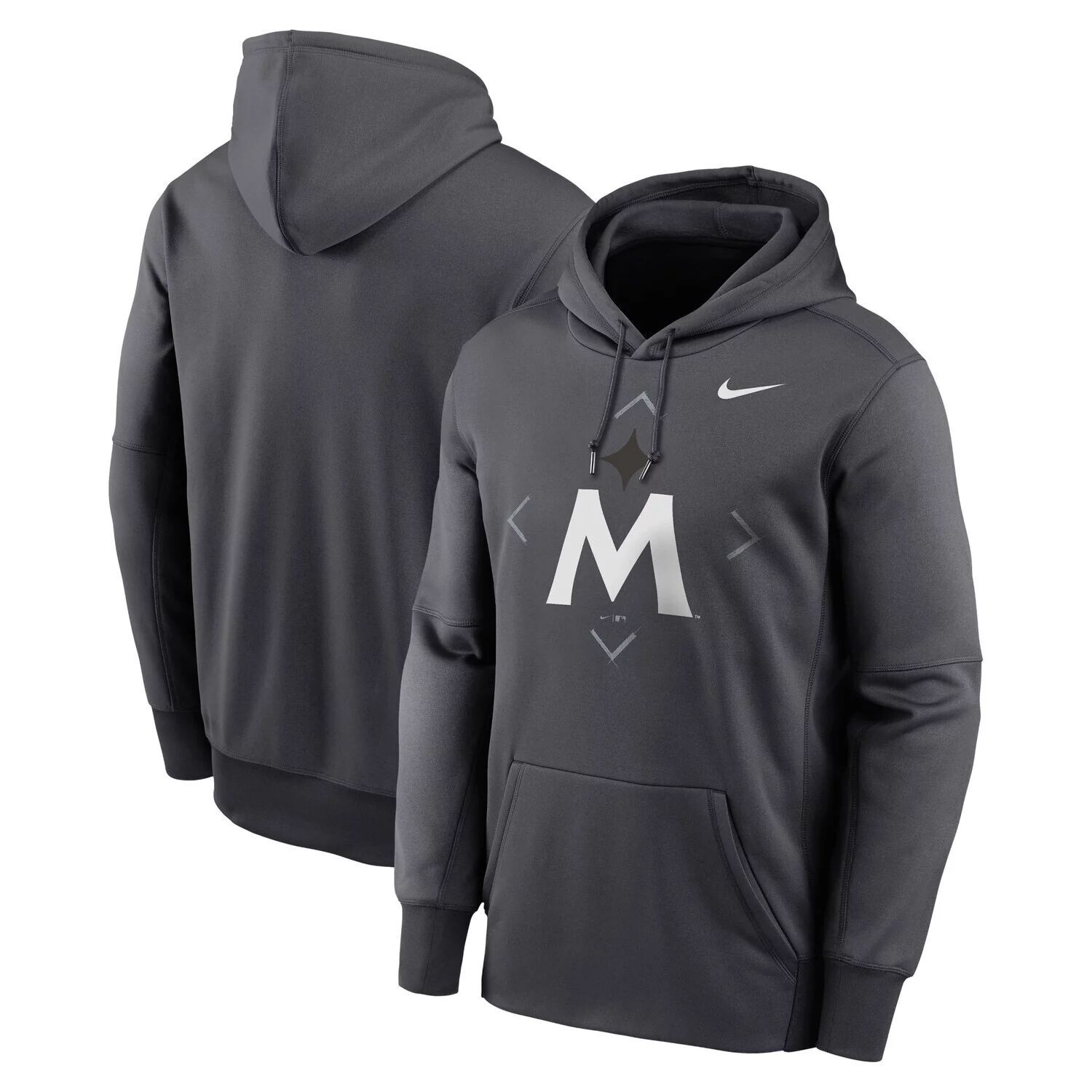 

Мужской пуловер с капюшоном Nike Anthracite Minnesota Twins 2023 Bracket