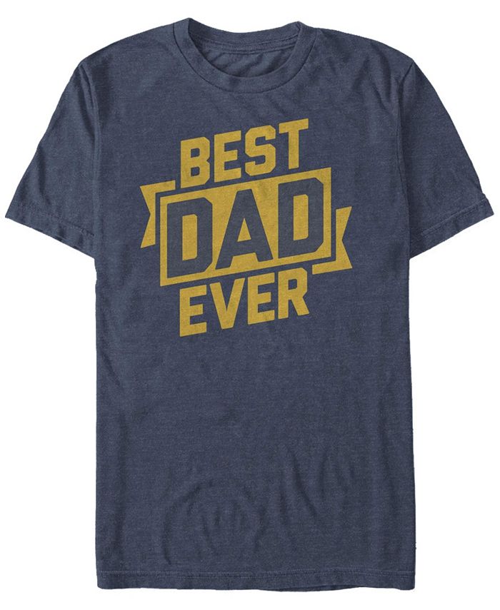 Мужская футболка с короткими рукавами и круглым вырезом Best Dad Ever Fifth Sun, синий