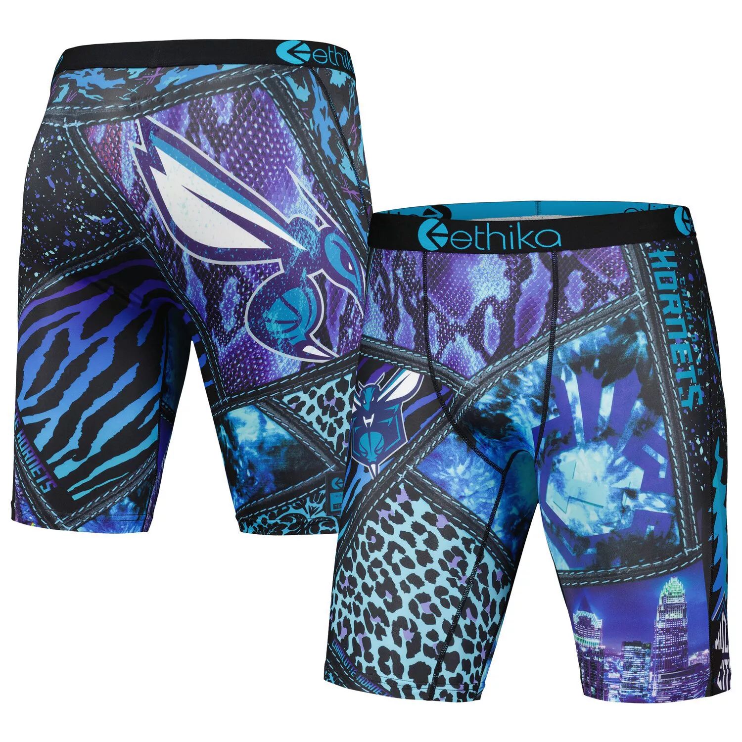 Мужские трусы-боксеры Ethika Blue Charlotte Hornets Familie – купить с  доставкой из-за рубежа через платформу «CDEK.Shopping»