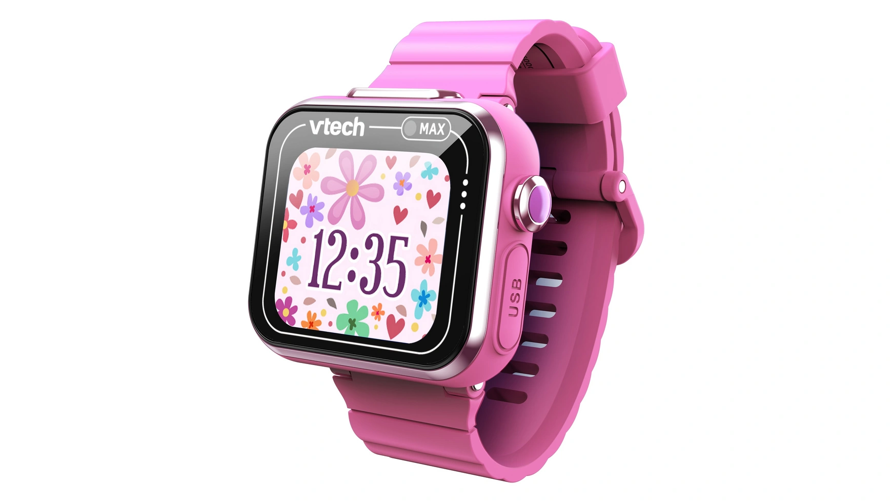 VTech Умные часы KidiZoom MAX розовые 5 шт рамка для apple iphone 12mini 12 pro max переднее стекло сенсорный экран внешняя панель жк дисплей