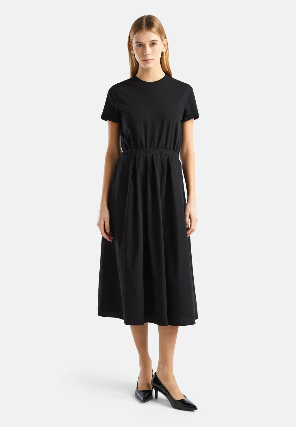 

Платье из джерси United Colors of Benetton, цвет black