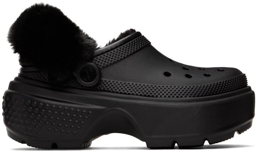 

Черные сабо Crocs
