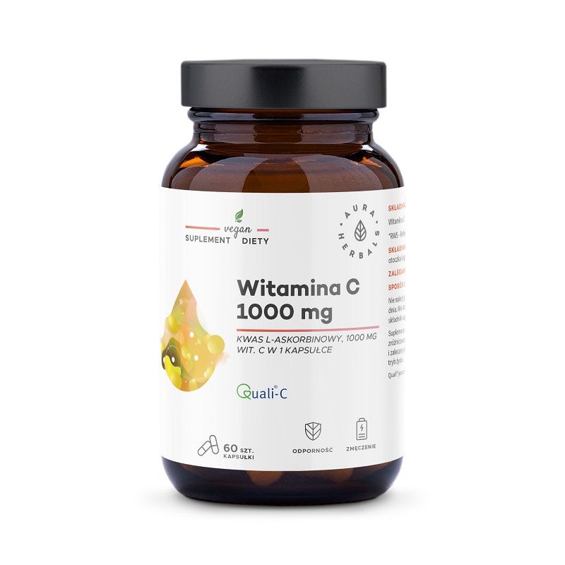 Витамин С в капсулах Witamina C 1000 mg, 60 шт витамин в в капсулах pharmovit witamina b1 tiamina 100 mg 60 шт