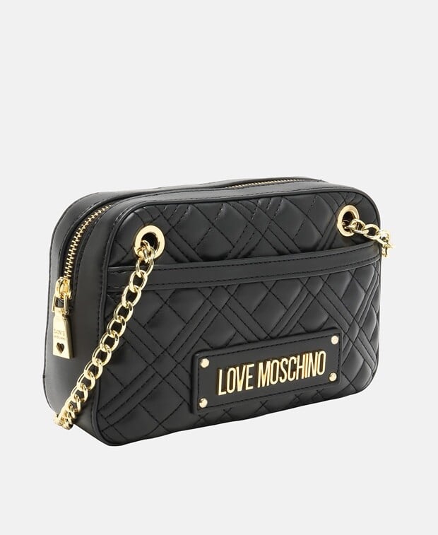 

Кожаная сумка через плечо Love Moschino, черный