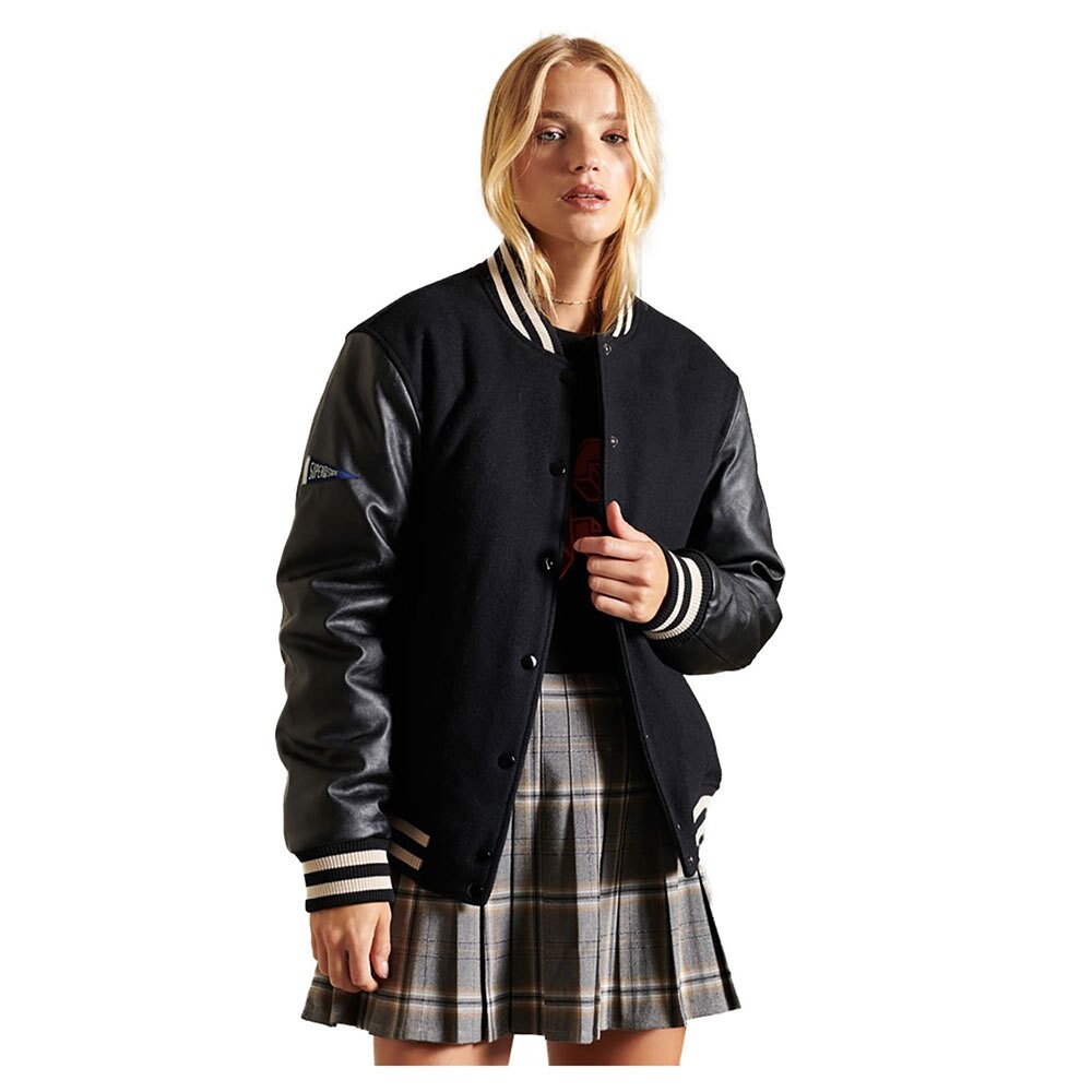 

Куртка Superdry College Varisty Bomber, черный