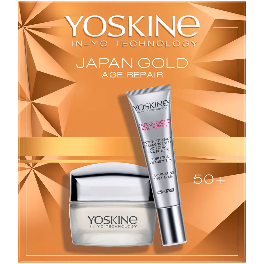 

Набор: крем для лица 50+ дневной и ночной Yoskine Japan Gold, 15 мл