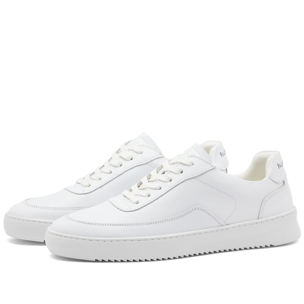 Кроссовки Filling Pieces Mondo 2.0 Ripple из кожи наппа, белый