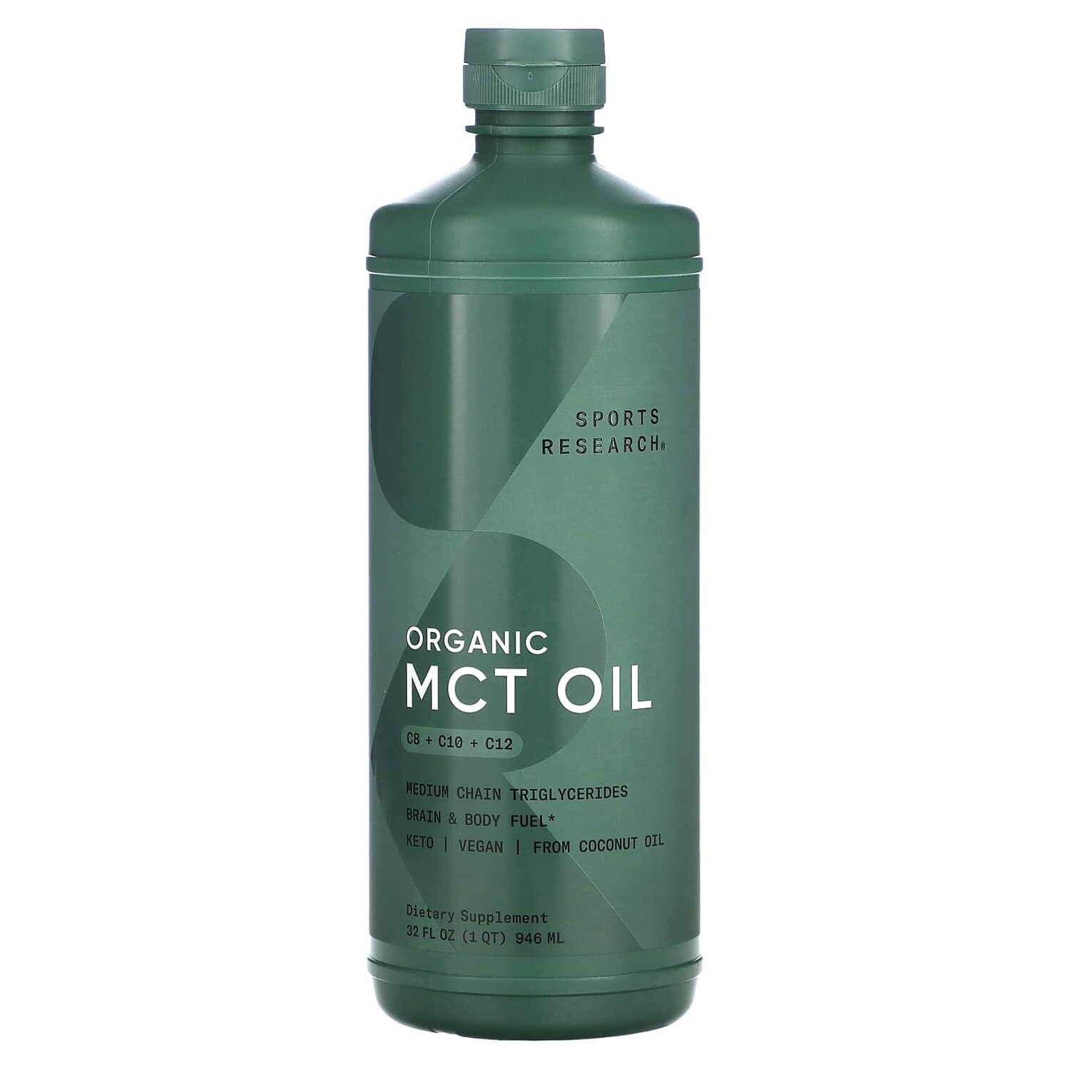 

Масло MCT, без вкусовых добавок, 32 ж.унц. (946 мл), Sports Research