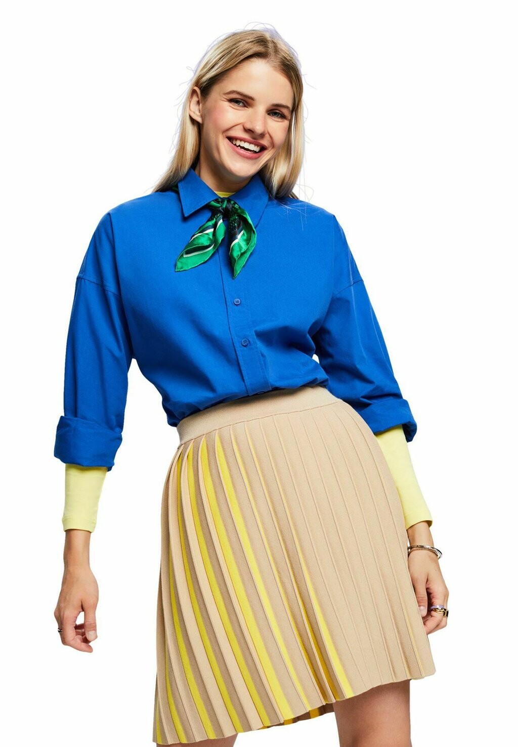 

Рубашка Esprit КОМПАКТ, цвет bright blue