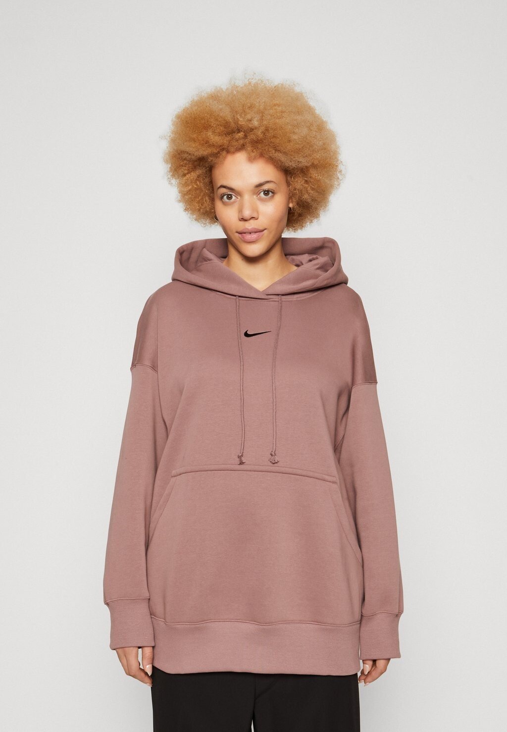 

Толстовка Phoenix Hoodie Nike, цвет smokey mauve/black