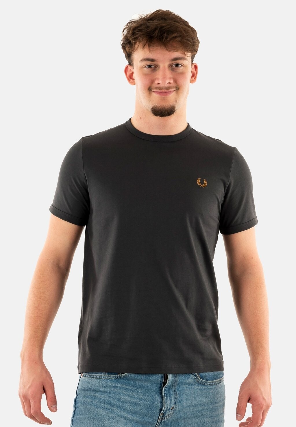 

Базовая футболка Fred Perry, серый