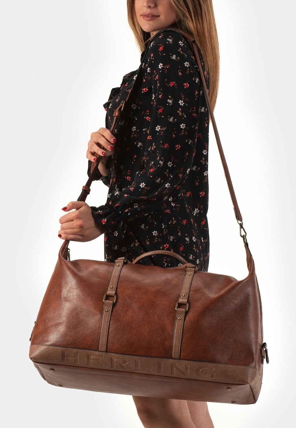 

Дорожная сумка Favrier Herling, цвет coffee brown