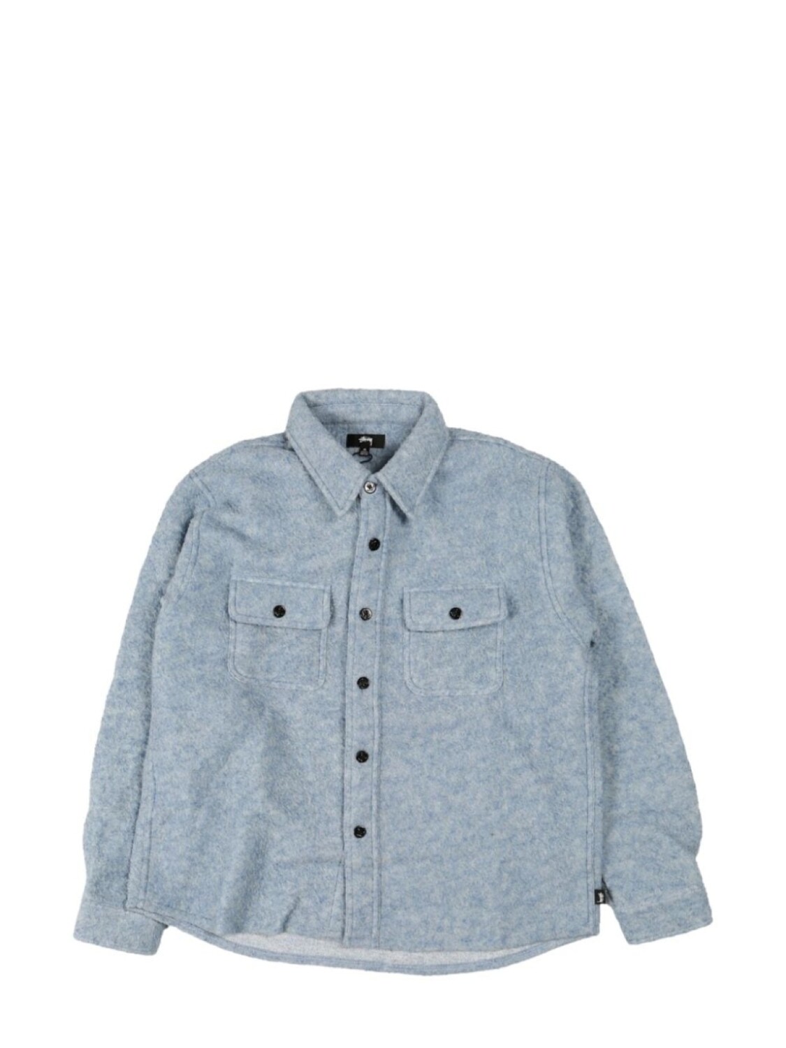 

Stüssy шерстяная рубашка свободного кроя, синий