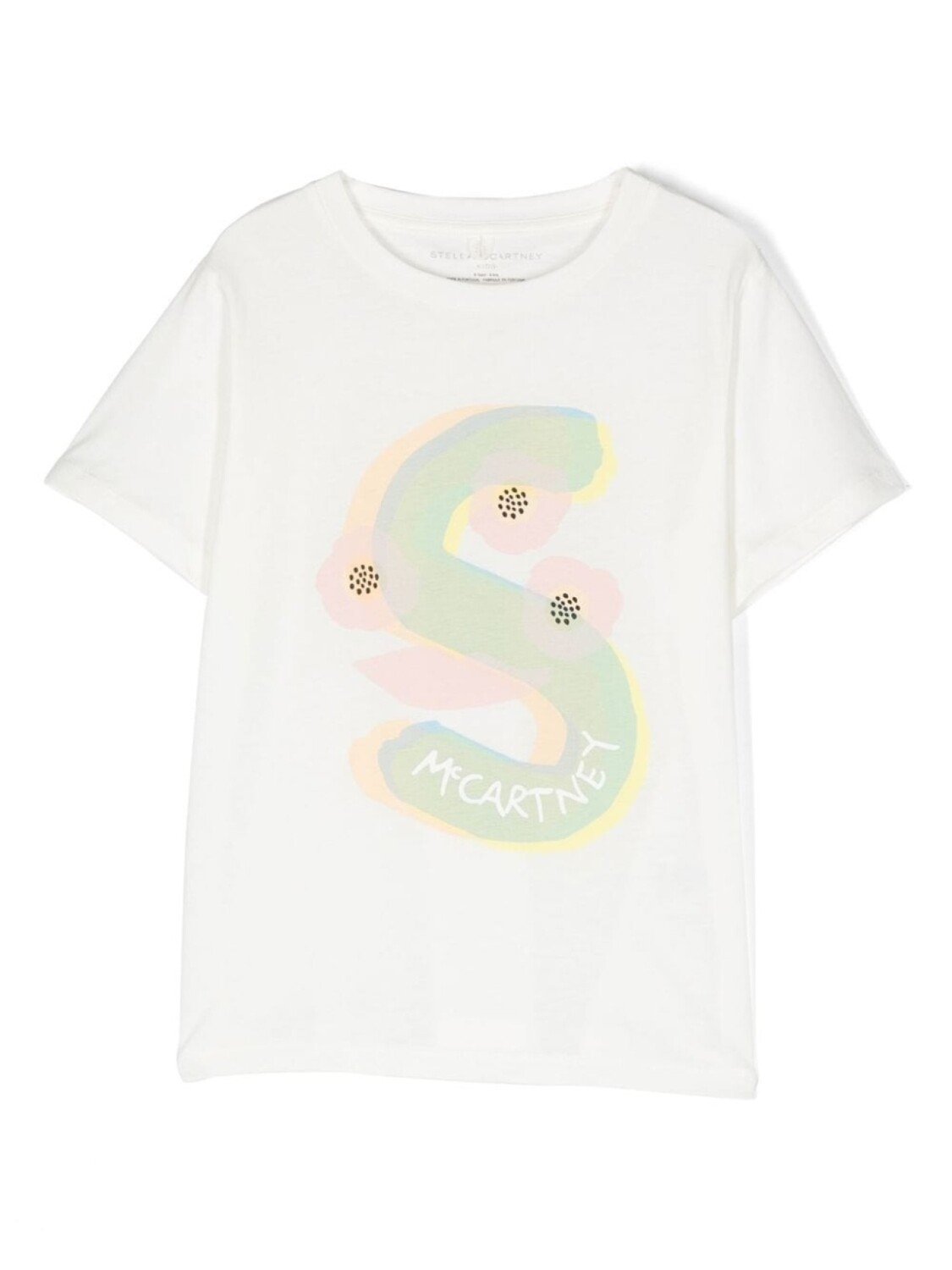 

Stella McCartney Kids футболка с логотипом, белый