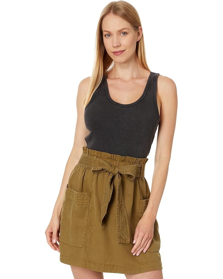 

Топ Faherty Sunwashed Rib Tank, цвет Washed Black