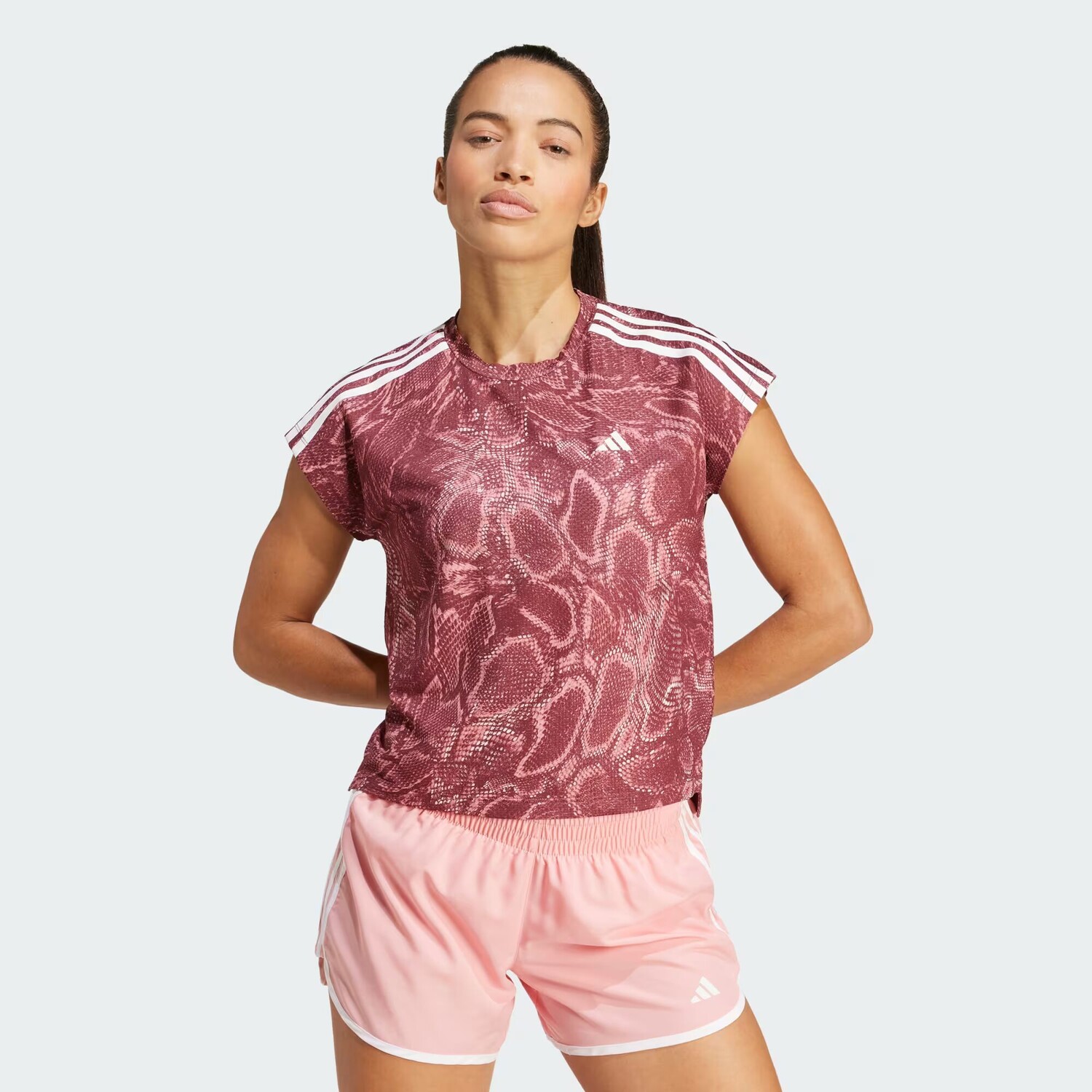 

Футболка AEROREADY Adidas, цвет Semi Pink Spark