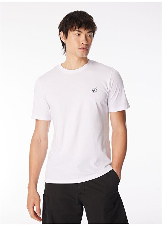 

Белая мужская футболка JCODEN TEE SS CREW NECK EXC Jack & Jones, белый