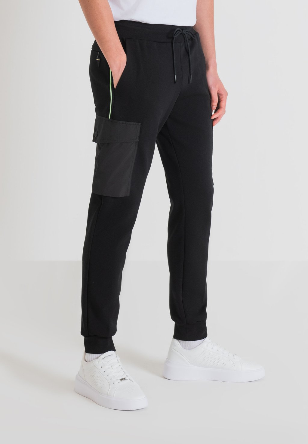 Спортивные брюки CONTRAST PATCH Antony Morato, черный куртка zara contrast patch черный