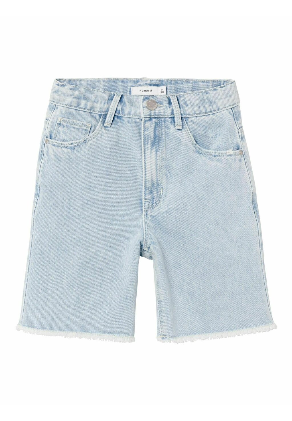 

Джинсовые шорты WIDE FIT Name it, цвет light blue denim