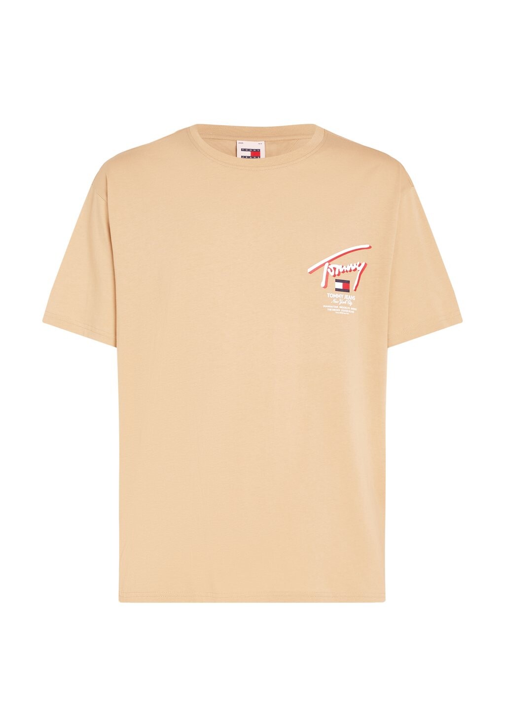 Футболка с принтом STREET TEE UNISEX Tommy Jeans, цвет tawny sand