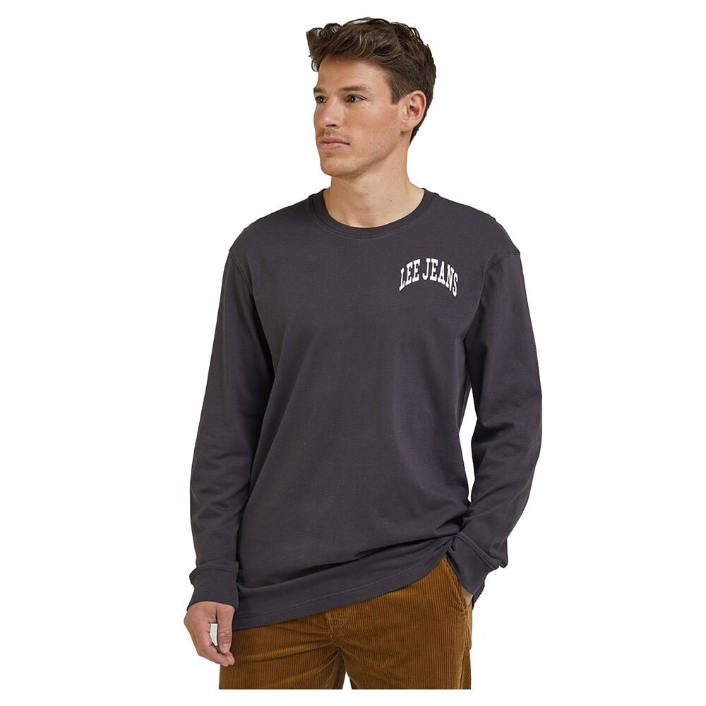

Футболка с длинным рукавом Lee Ls Varsity Tee, коричневый