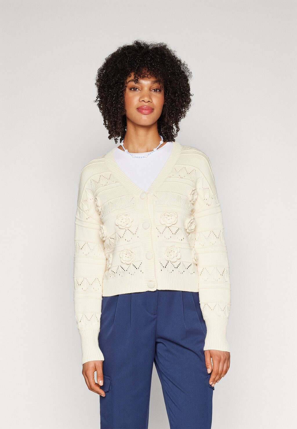 

Кардиган YASPINA CARDIGAN YAS, крем