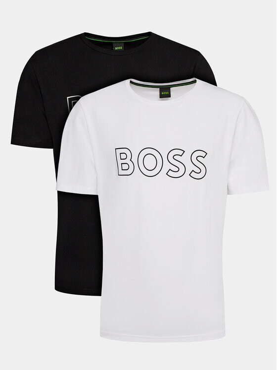 

Комплект из 2 футболок стандартного кроя Boss, мультиколор