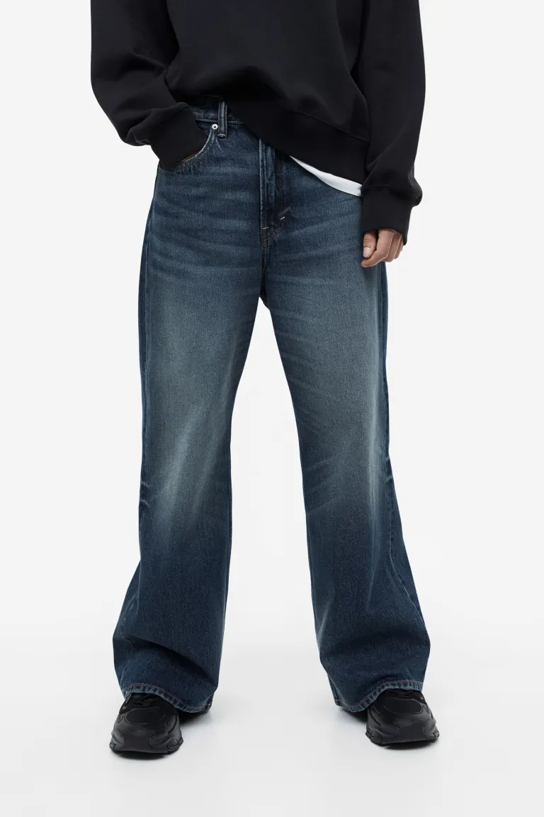 

Свободные джинсы bootcut H&M, синий