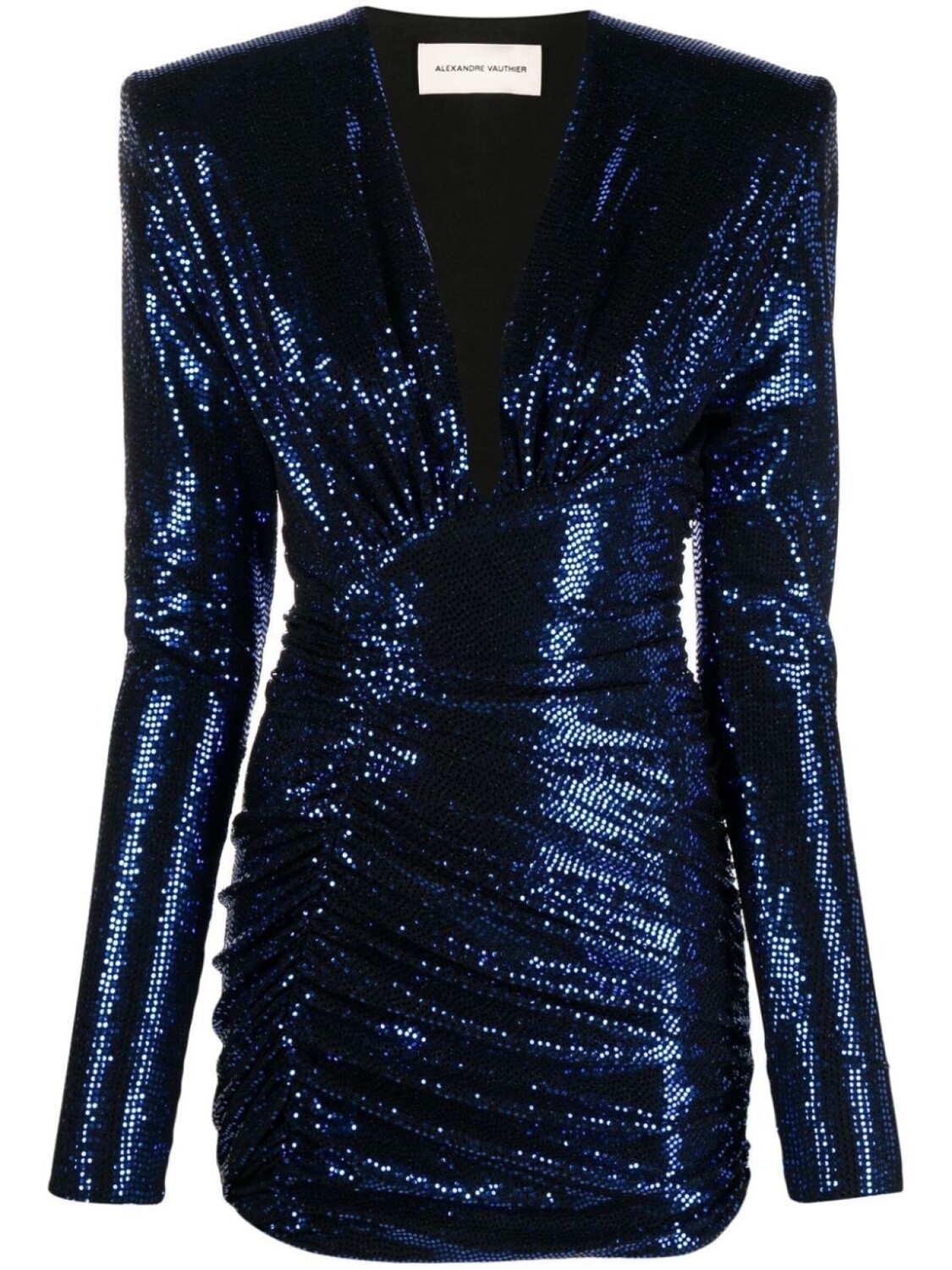 

Alexandre Vauthier платье мини с пайетками, синий