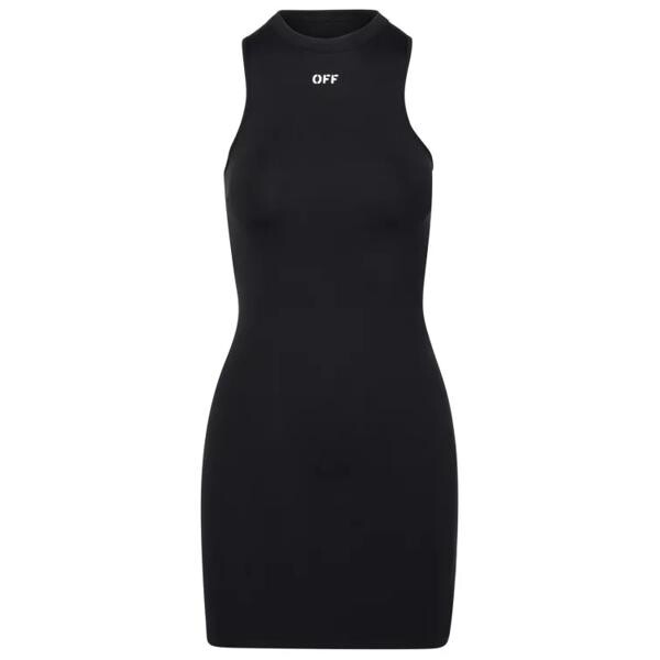 

Платье rowing' polyamide dress Off-White, черный