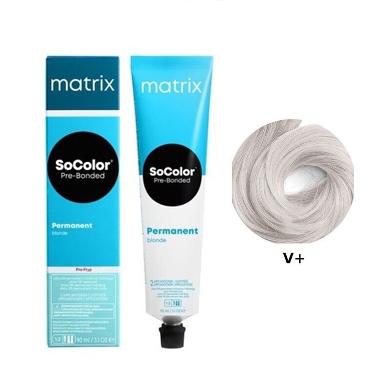 

Перманентная краска для волос v+ Matrix Socolor Pre-Bonded Ultra Blonde, 90 мл