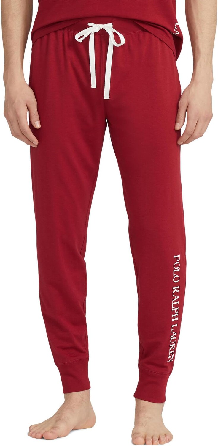 

Пижамные джоггеры с логотипом Polo Ralph Lauren, цвет Holiday Red/Nevis Logo