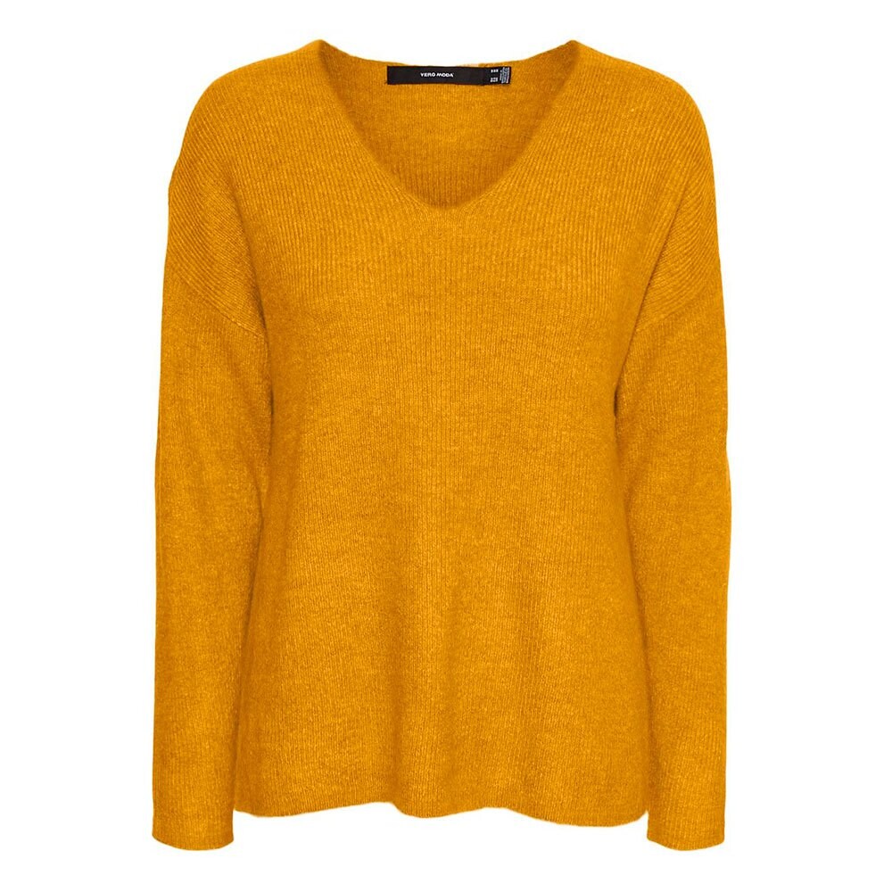 

Свитер Vero Moda Crewlefile V Neck, желтый