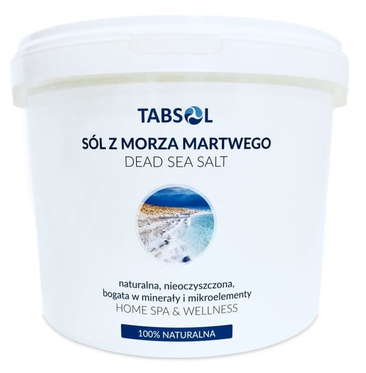 

Табсол, Соль Мертвого моря, натуральная, нерафинированная, 12,5 кг, TABSOL