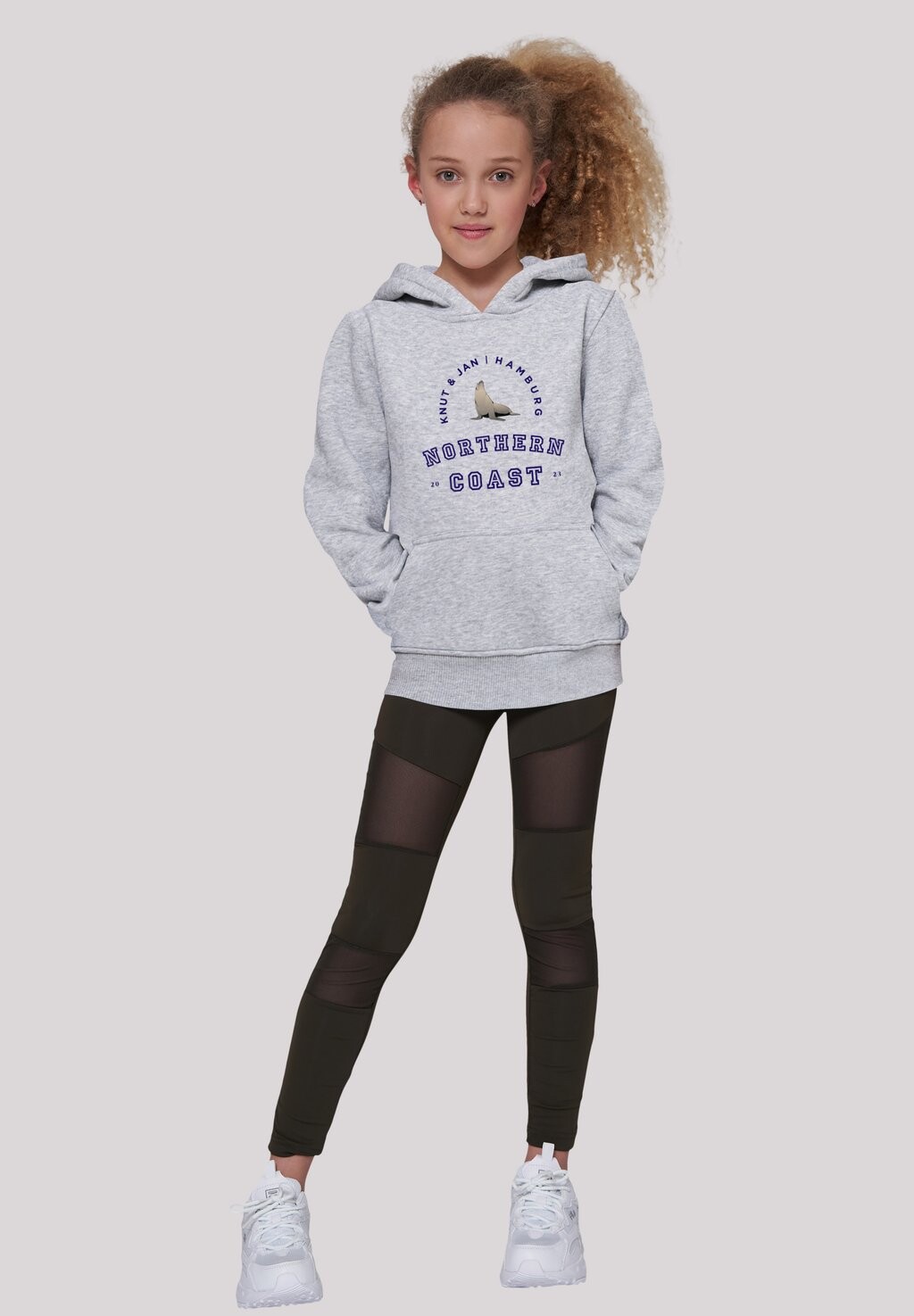 

Толстовка ROBBE KNUT JAN HAMBURG F4NT4STIC, цвет heather grey
