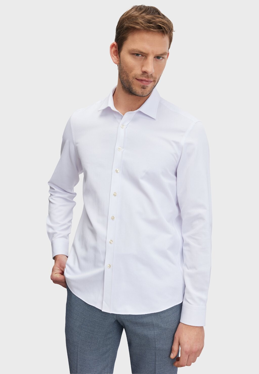 

Деловая рубашка DOBBY WEAVE AC&CO / ALTINYILDIZ CLASSICS, цвет Slim Fit Dobby Weave Shirt