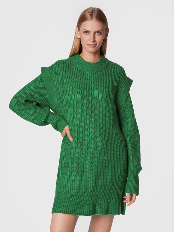 Трикотажное платье свободного кроя Silvian Heach, зеленый трикотажное платье свободного кроя only зеленый